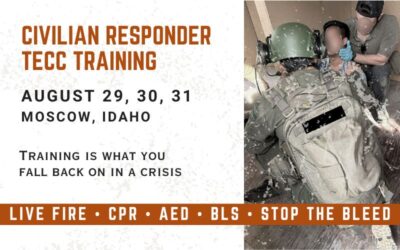 AUG 29-31 | Civilian Responder / TECC Training
